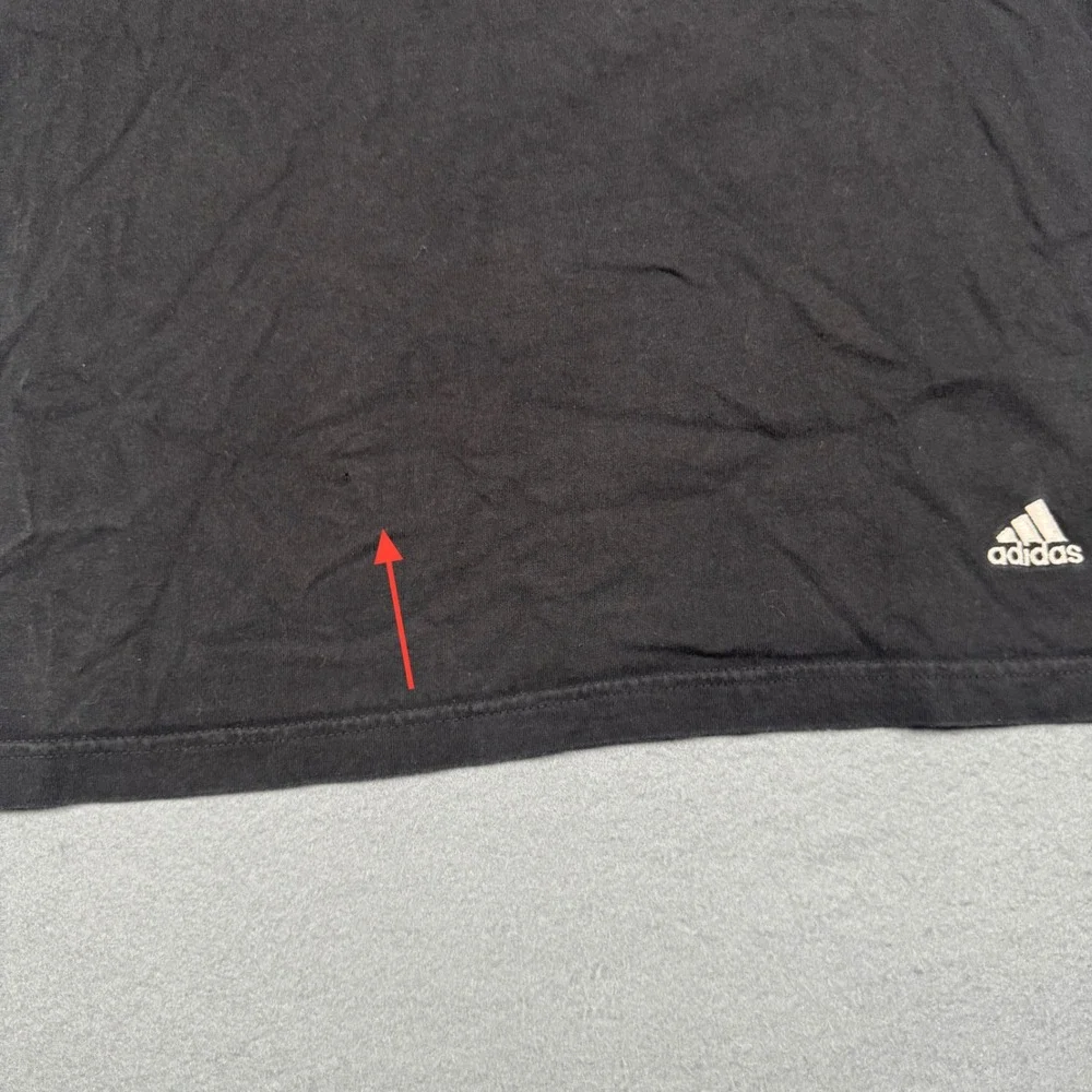 Adidas NBA National Basketball Association Graphic T-Shirt Mens XL Black Vintage